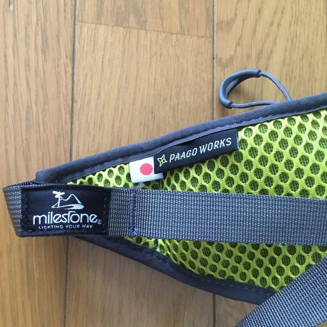 美品　Milestone　USB充電式 LEDライト ウエストポーチ