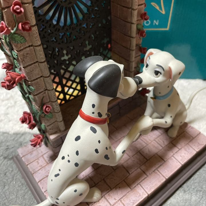 WDCC ディズニー 101匹わんちゃん ポンゴ&パーディタ フィギュア 陶器製