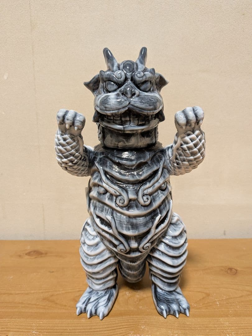 サンガッツ本舗 白澤 大理石マーブル成型 ソフビ