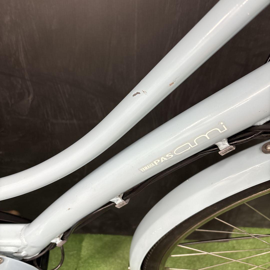 電動自転車 YAMAHA PAS ami 水色　73★