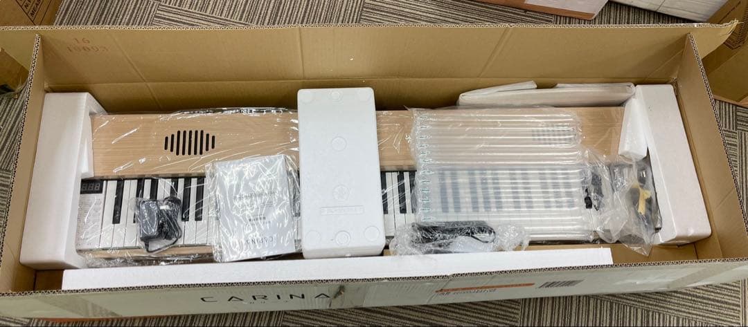 スタンド付き　電子ピアノ88鍵盤　給電タイプ　オークベージュ