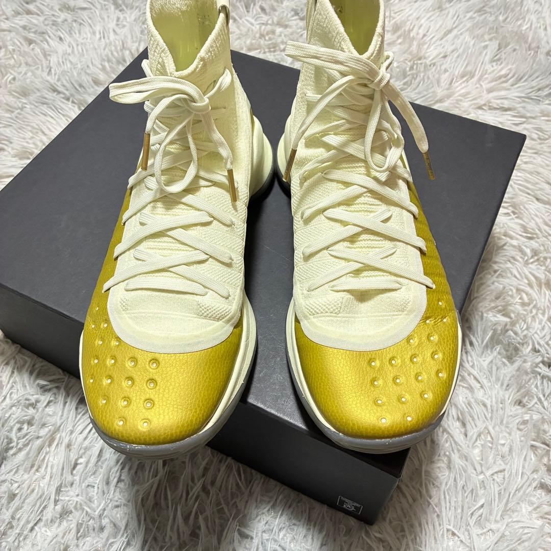 【美品】UNDER ARMOUR Curry 4 Retro Lemon