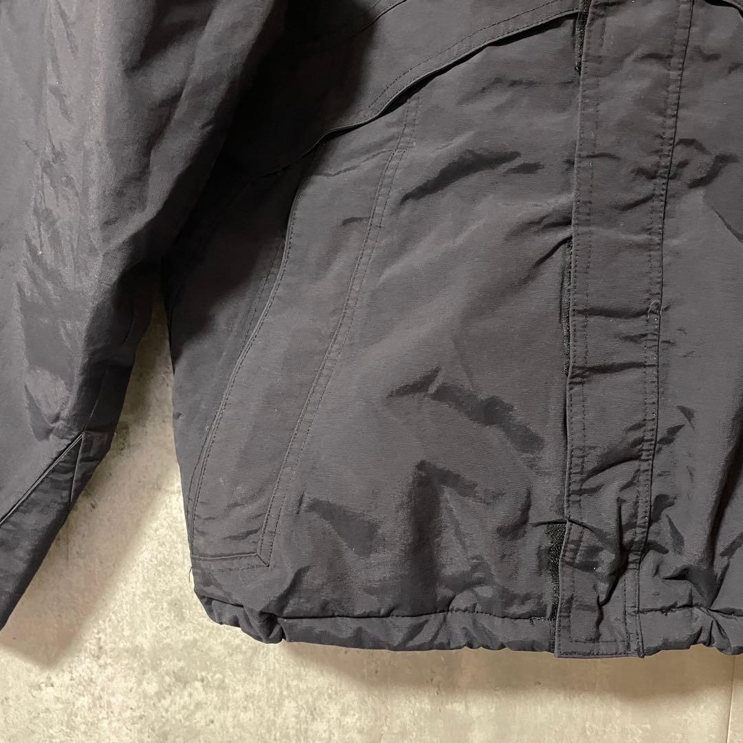 Burtonバートンスキーウェアスノーボードジャケットブルゾン紺ネイビー刺繍ロゴ