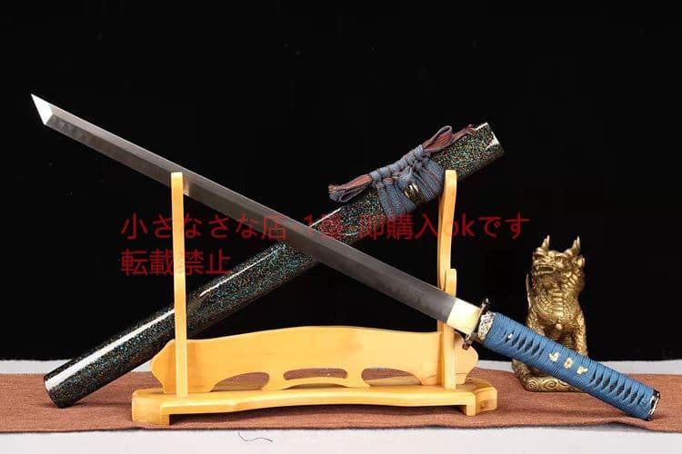 20寸中の特価焼刃シリーズ唐直刀 古兵器 武具　刀装具　日本刀　模造刀 居合刀