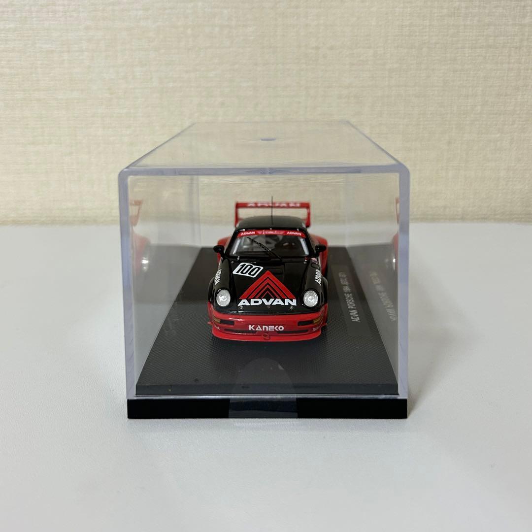未使用 エブロ 1/43 アドバン ポルシェ 911 GT1 1994 #100