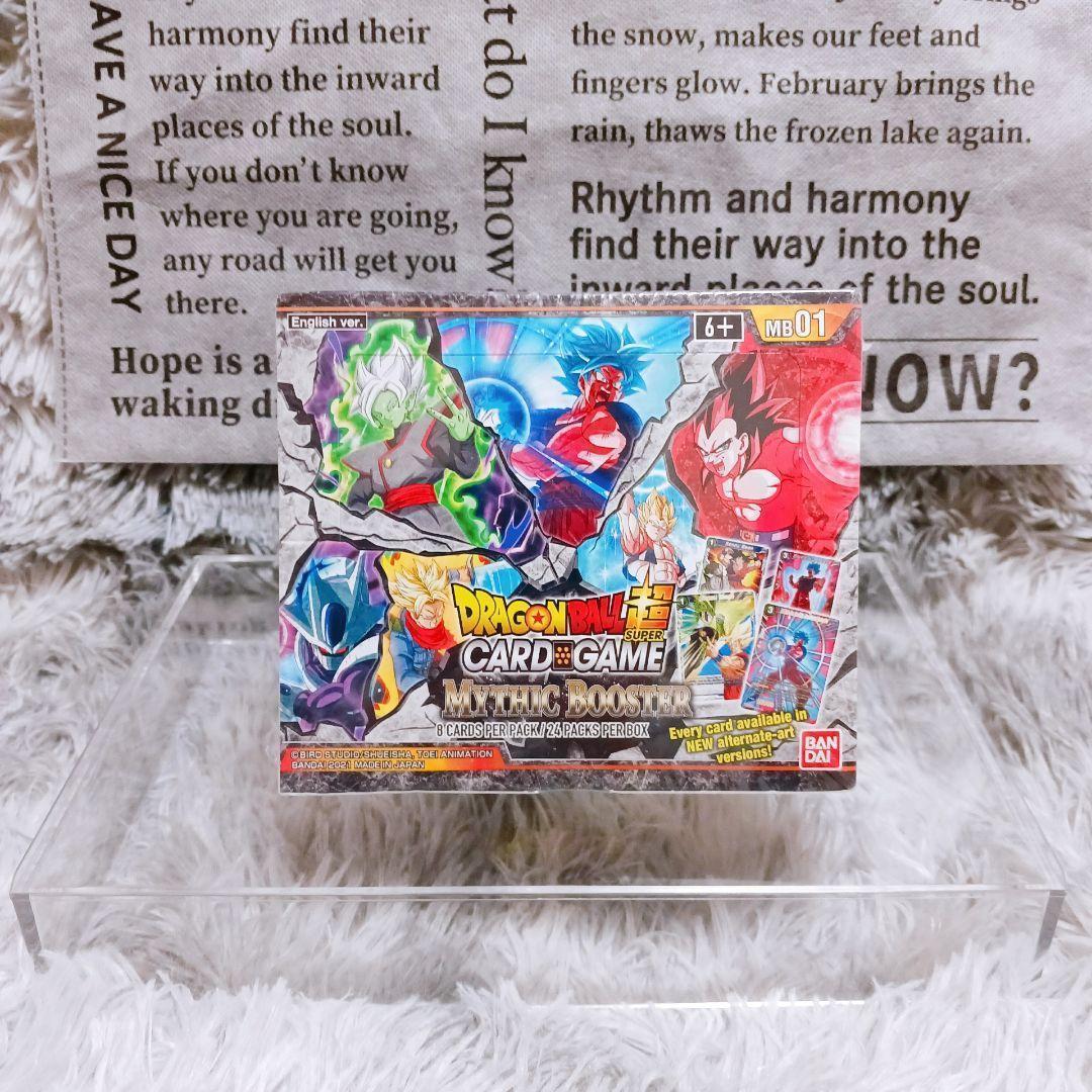 ✨海外限定✨ドラゴンボール 英語BOX Mythic Booster 未開封 ✨
