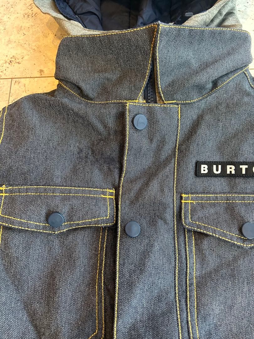 BURTON フード付きジャケット パンツセット子ども用 ダークブルー　XS