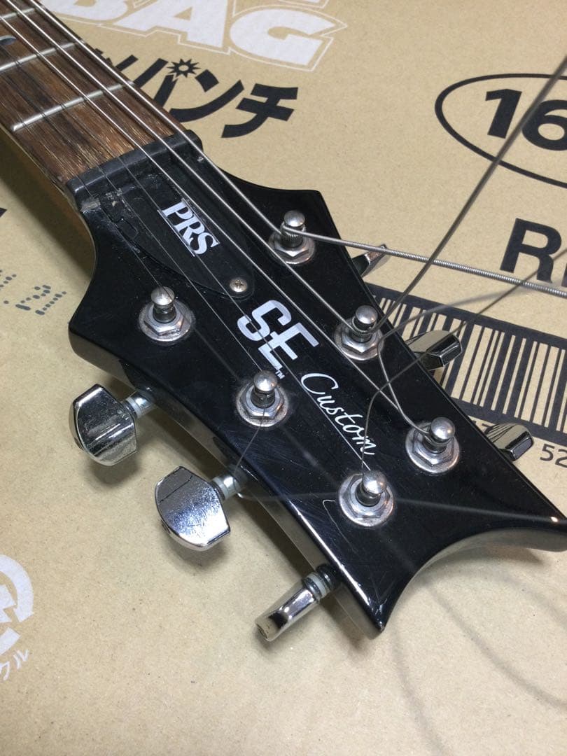 PRS SE カスタム　ギター　割れ有　現状品