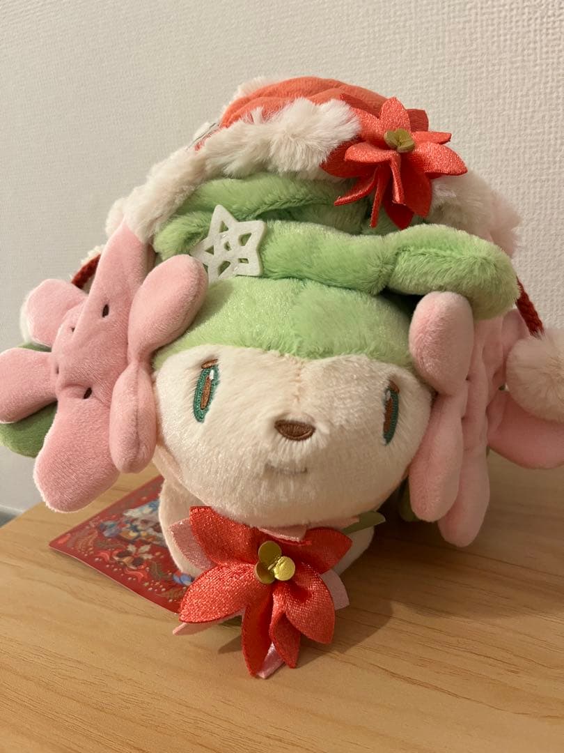 シェイミ　クリスマス　ぬいぐるみ 約20cm ポケモン