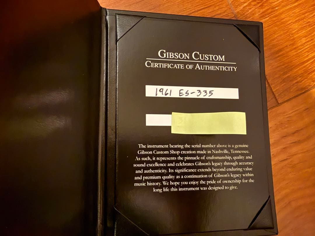 ギター Gibson Custom Shop ES-335 1961 reissue