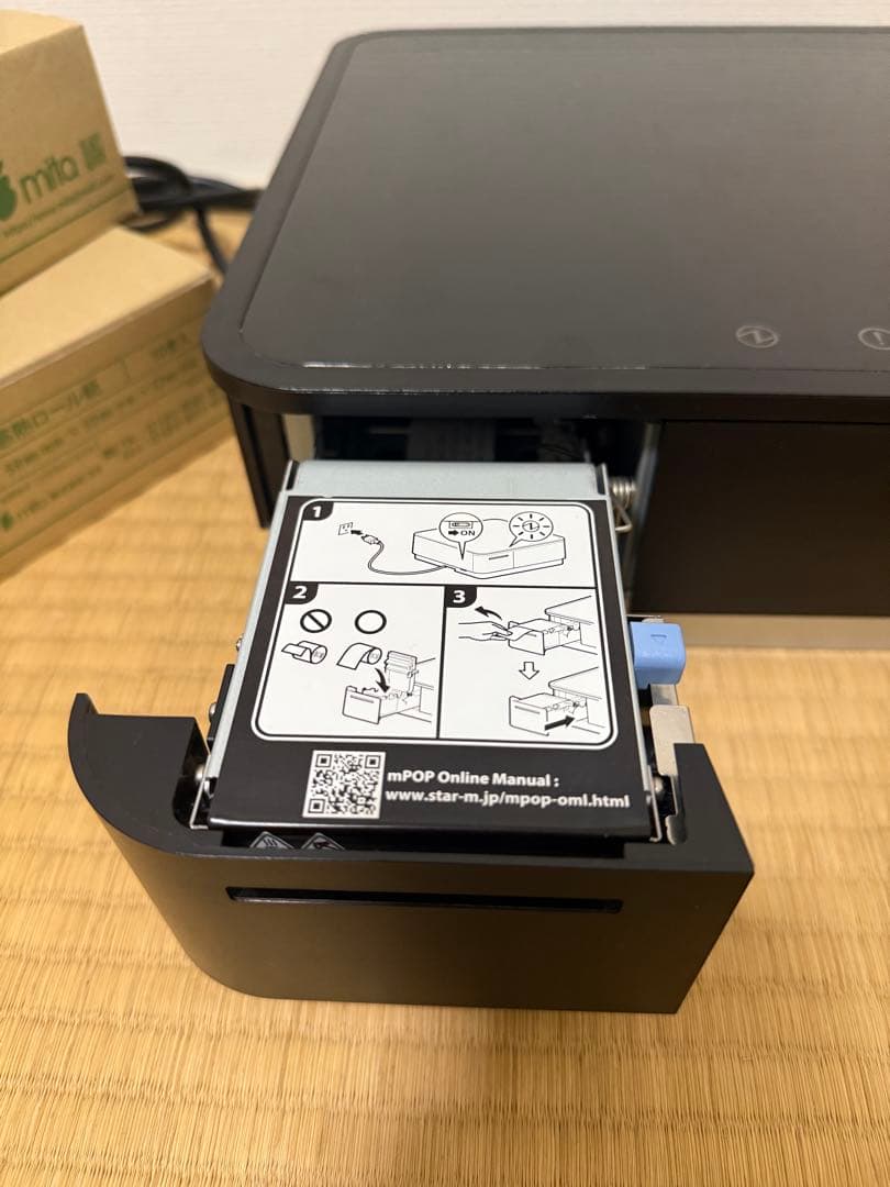 スター精密 mpop pop10 BLK JP プリンター内蔵型キャッシャー