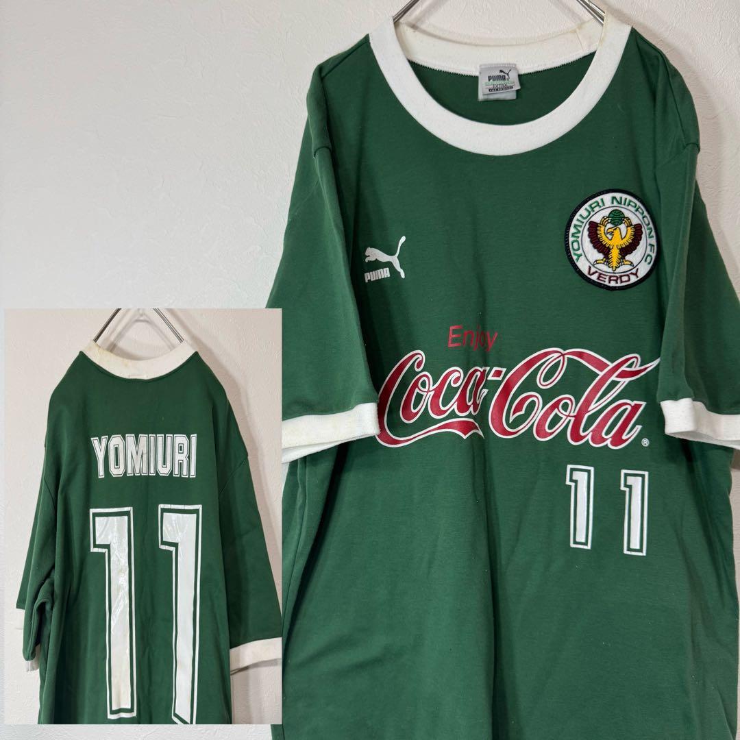 激レア 読売クラブ Tシャツ ユニフォーム 三浦知良 ヴェルディ川崎 PUMA
