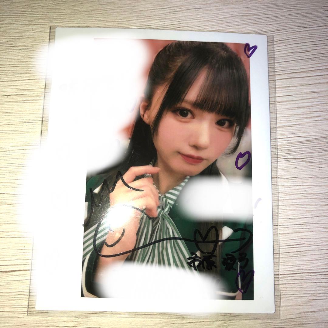 d*7様 ニアジョイ　市原愛弓　チェキ　直筆