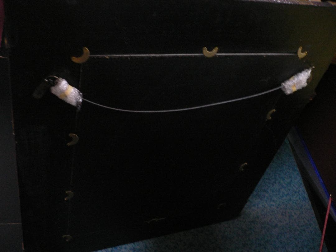 特大　虎画　彫峰