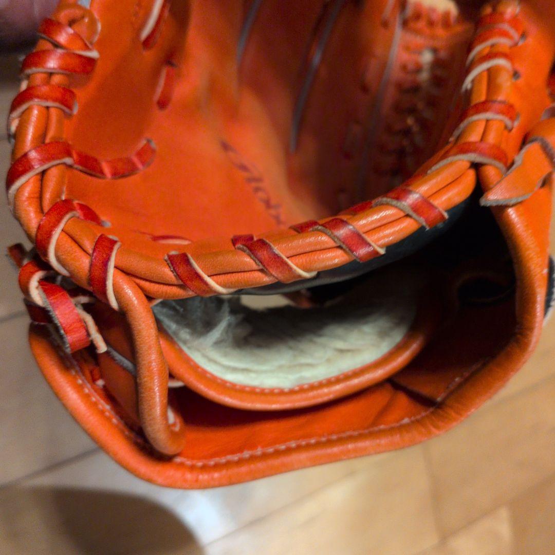 ミズノ　Global Elite 　一般用軟式グローブ 　オレンジ　左用