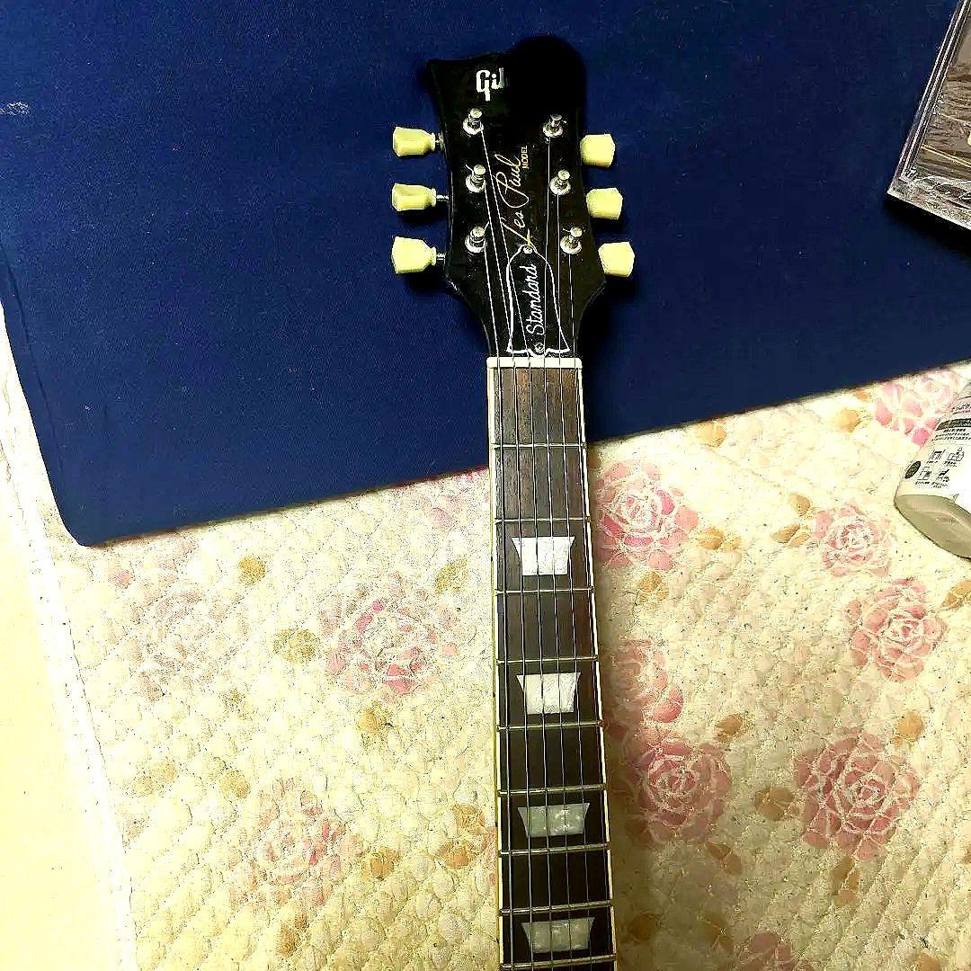 お*ら様 ☆Gibs〇n Les Paul Standard ブルーcopymo