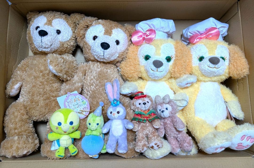 ディズニーお土産　ダッフィー・シェリーメイ・クッキーアン ぬいぐるみまとめ売り