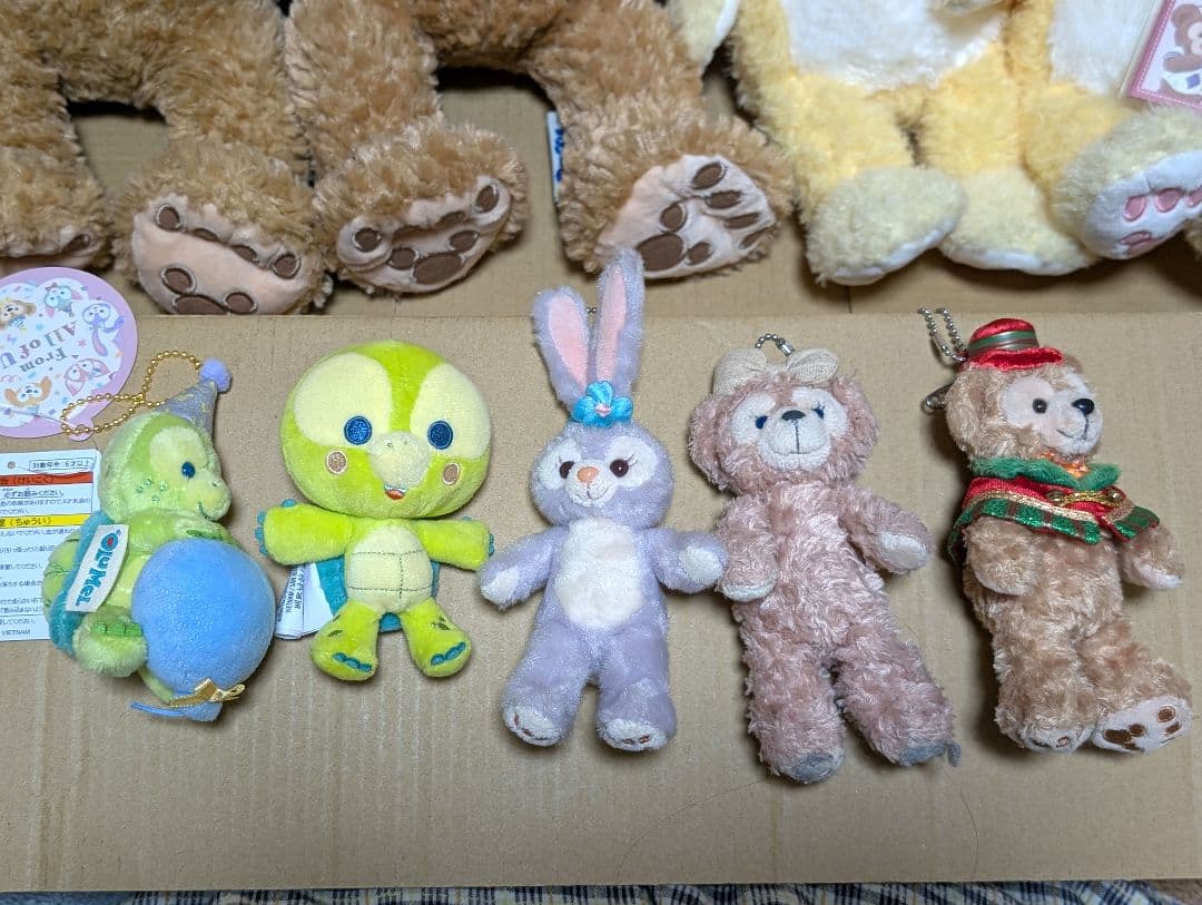 ディズニーお土産　ダッフィー・シェリーメイ・クッキーアン ぬいぐるみまとめ売り
