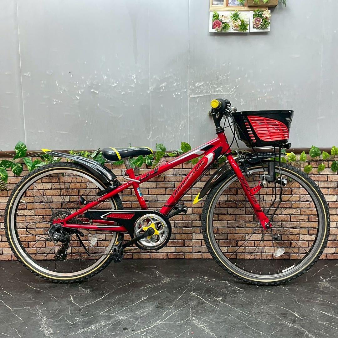 【84】子供用自転車 子供車 ブリヂストン CFJ レッド 24インチ