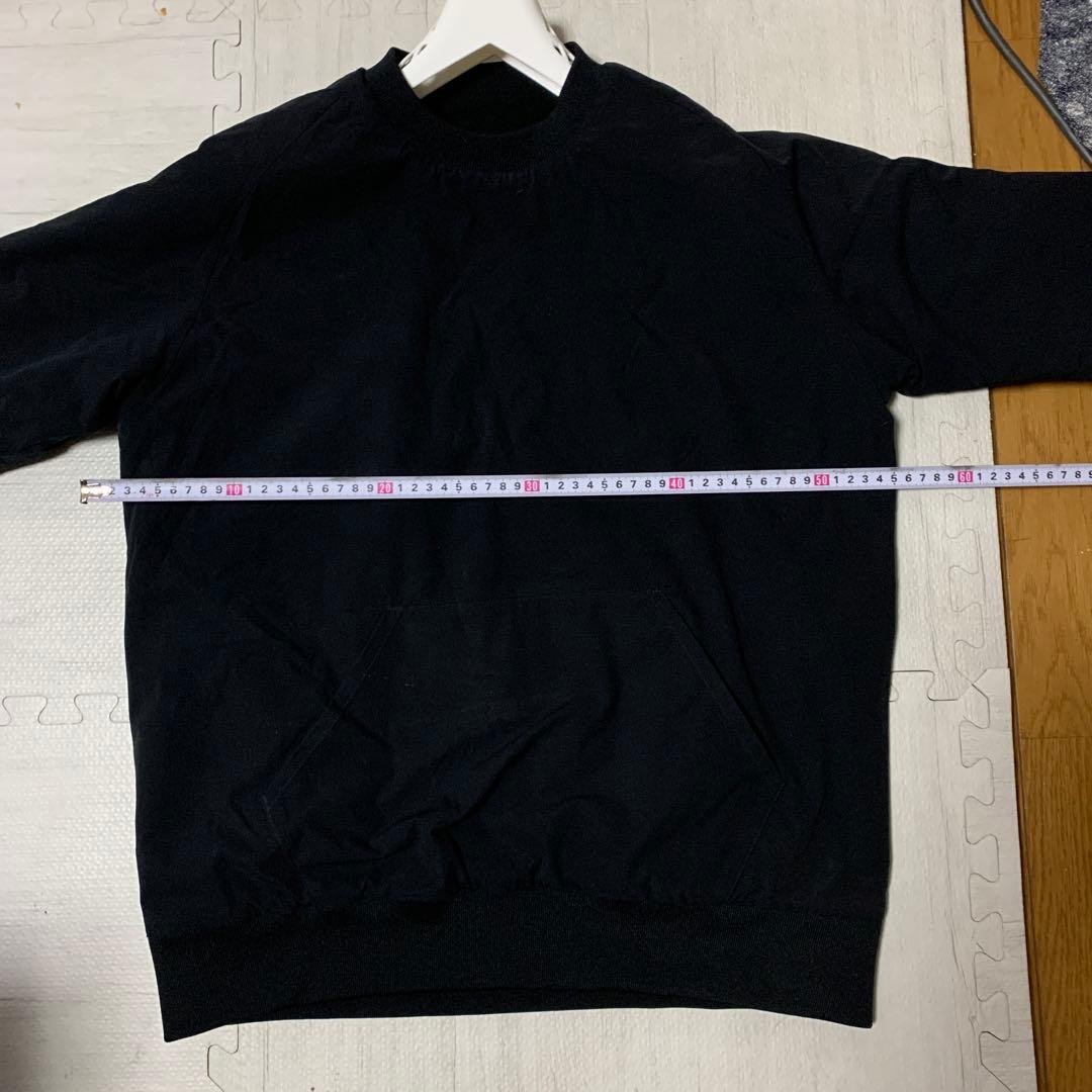 TFW49 プリント 黒 長袖カットソー