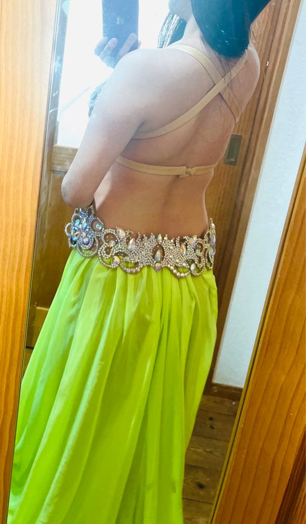 ベリーダンス　衣装　ブラベルトバングルセット