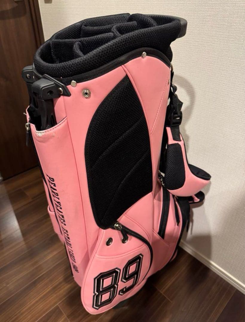 PEARLY GATES パーリゲイツ ゴルフキャディバッグ 89 ピンク