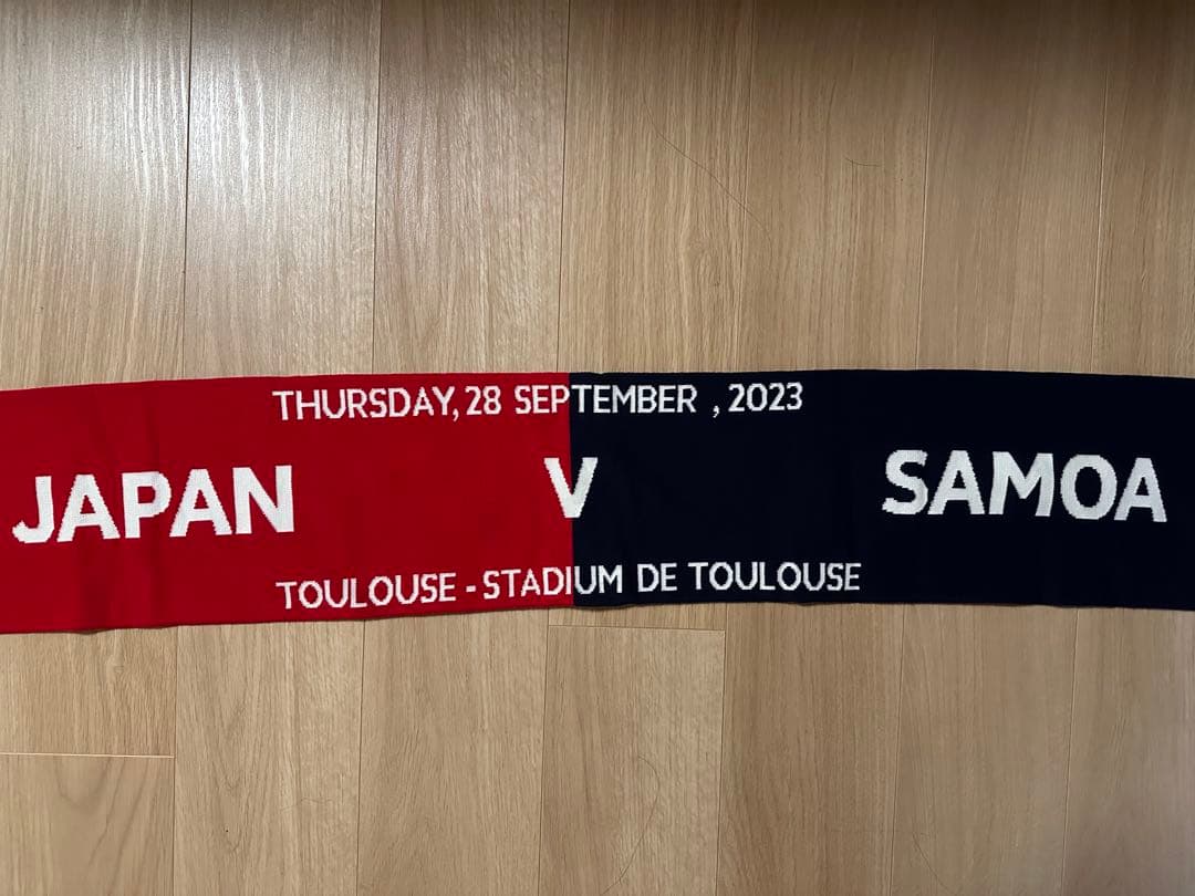 ラグビーワールドカップ2023 スポーツスカーフ　日本対サモア戦会場限定
