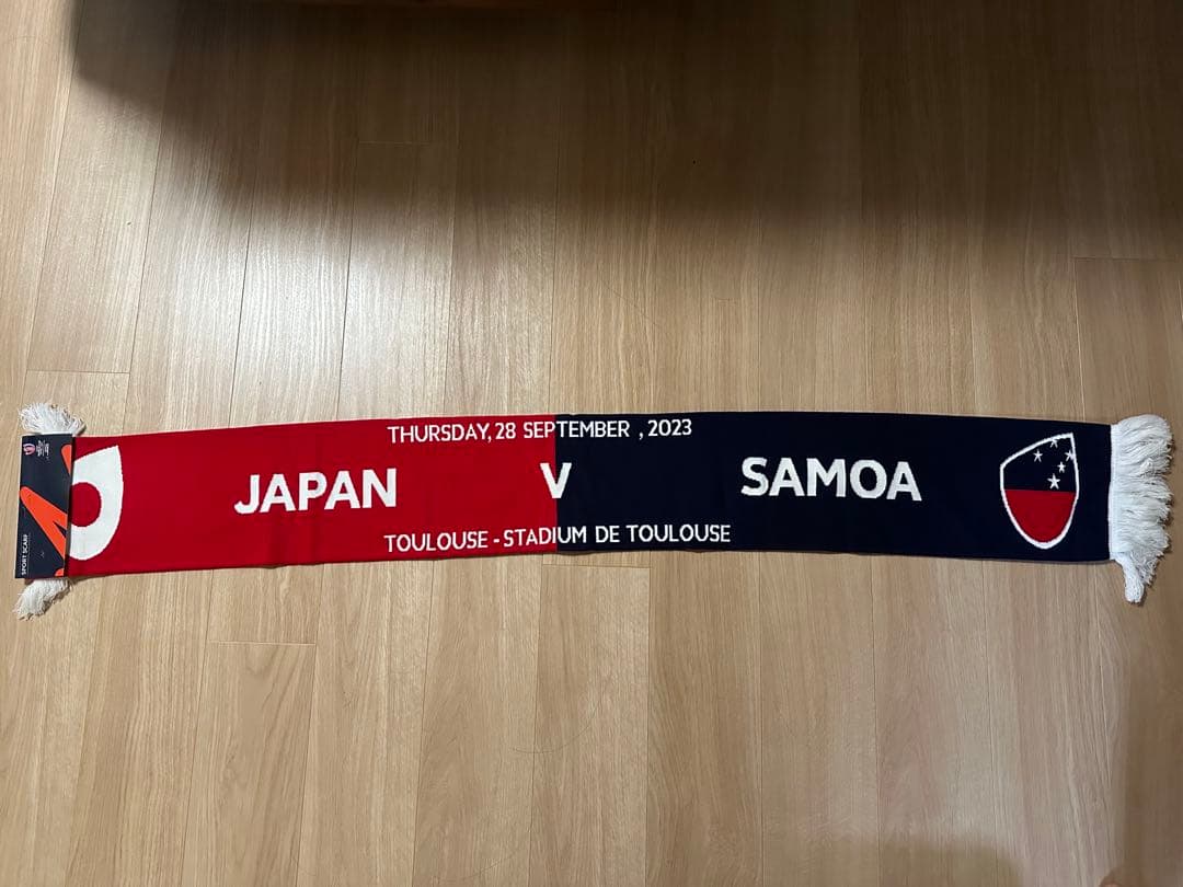 ラグビーワールドカップ2023 スポーツスカーフ　日本対サモア戦会場限定
