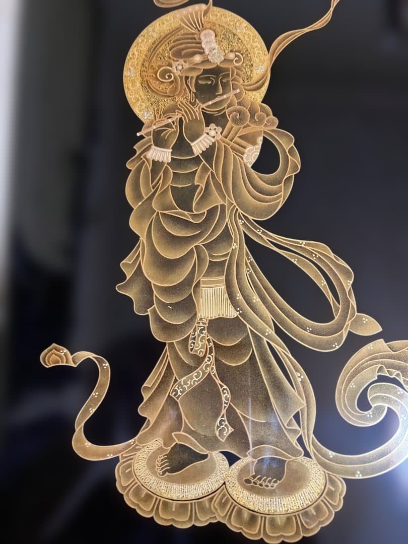 漆器 文箱 金色装飾