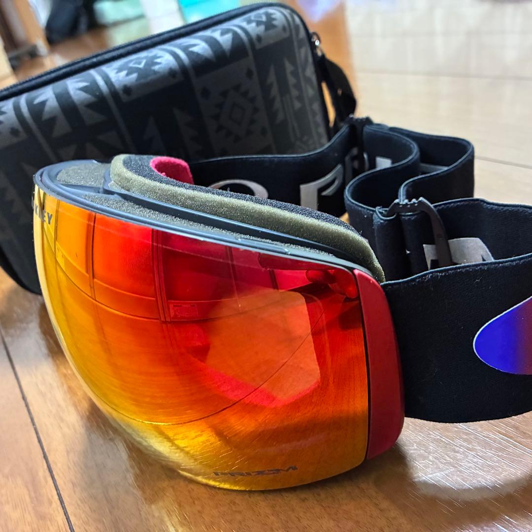 【美品】 OAKLEY ゴーグル プリズム ミラーレンズ フライトデッキ