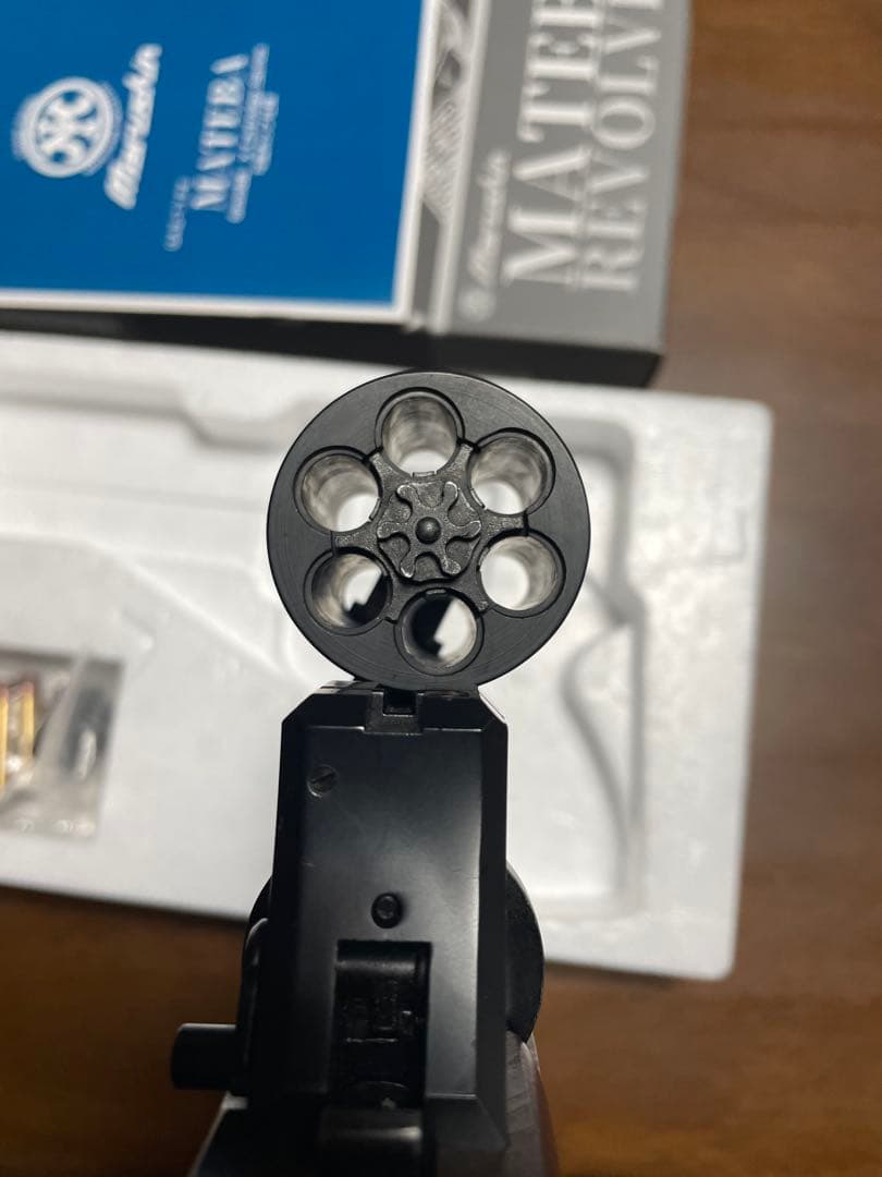 マルシンマテバリボルバー　Xカートリッジ仕様　木製グリップ仕様