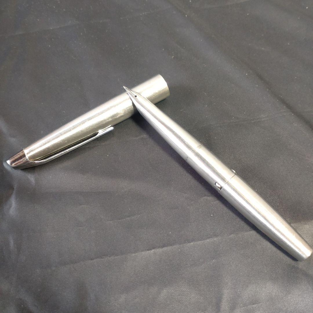 PILOT シルバー 万年筆 キャップ式