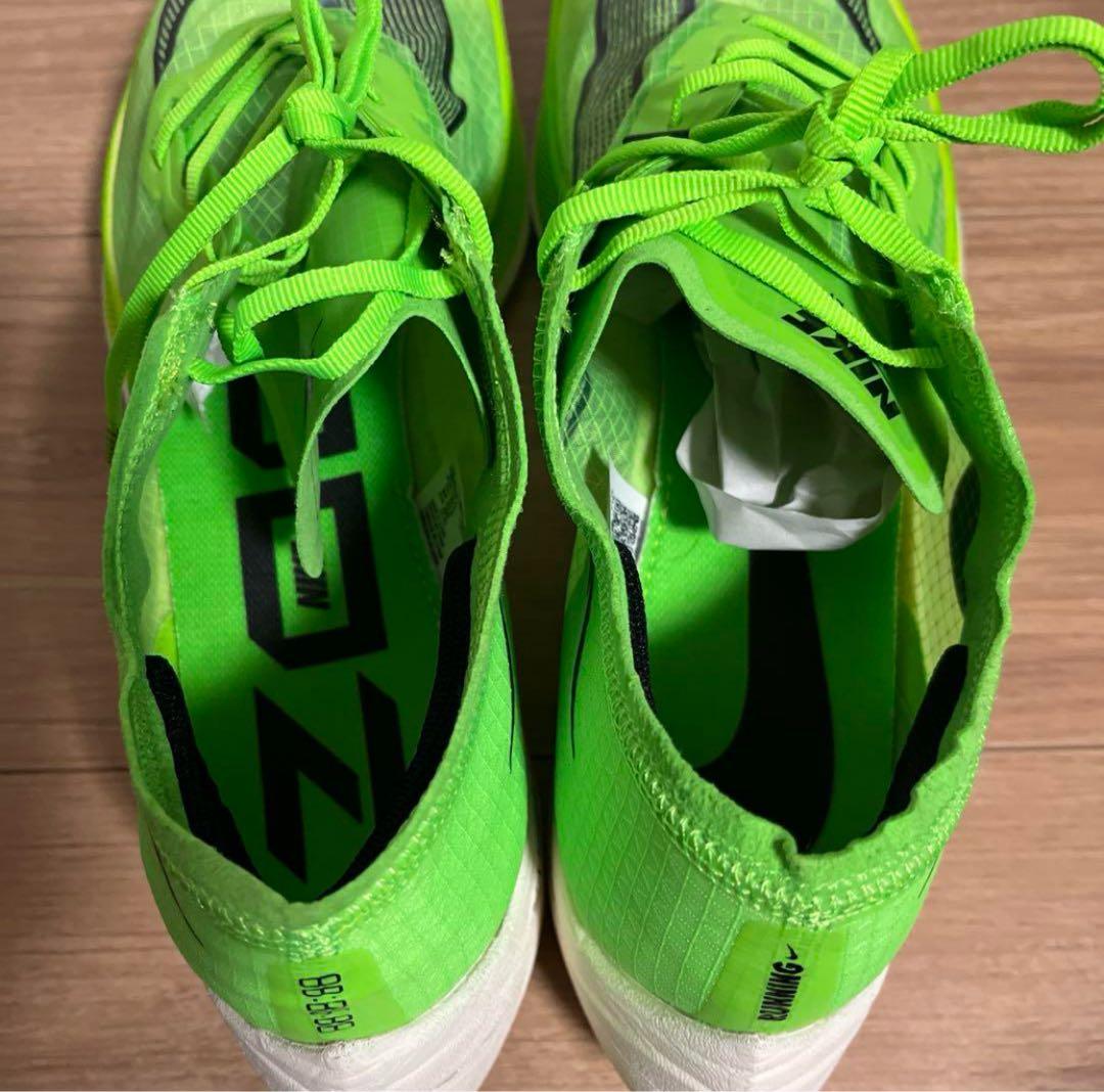 スパイク・シューズ Zoom X Vaporfly Next % \"Electric Green\"