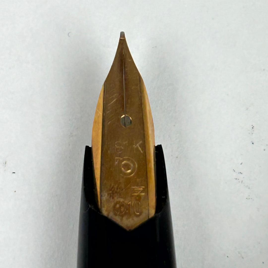 PLATINUM プラチナ 万年筆 金張り 14KGF 18K　細字