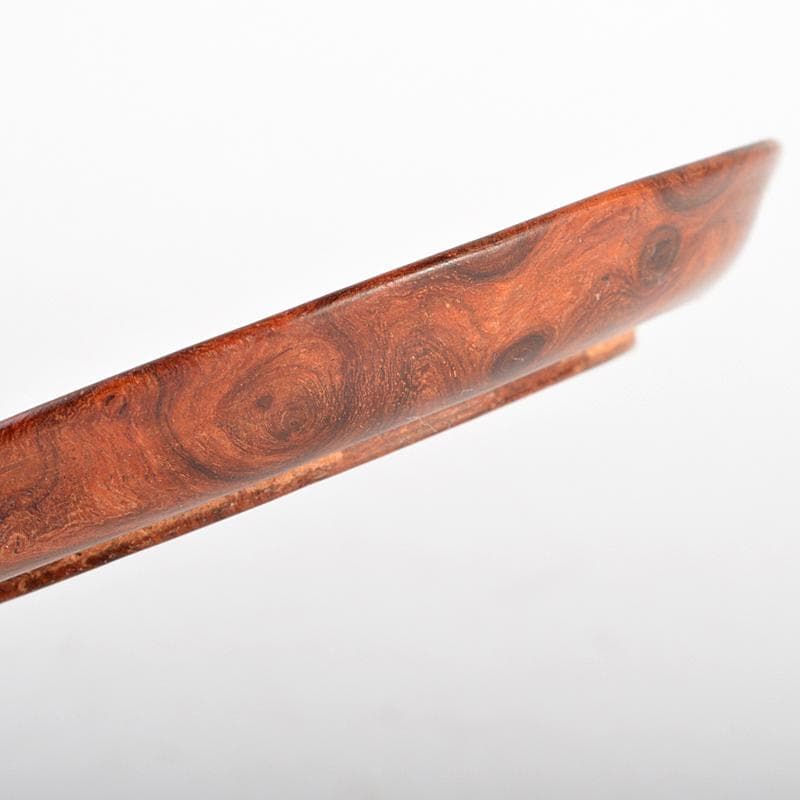 中国　花梨葡萄木瘤木　茶托　五客　煎茶道具　M　R6739E