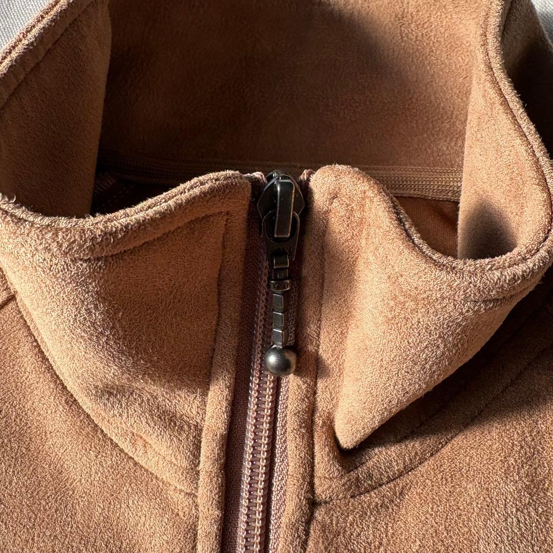 AVIREX フェイクスウェード セットアップ ジャージ ベロア ベージュ