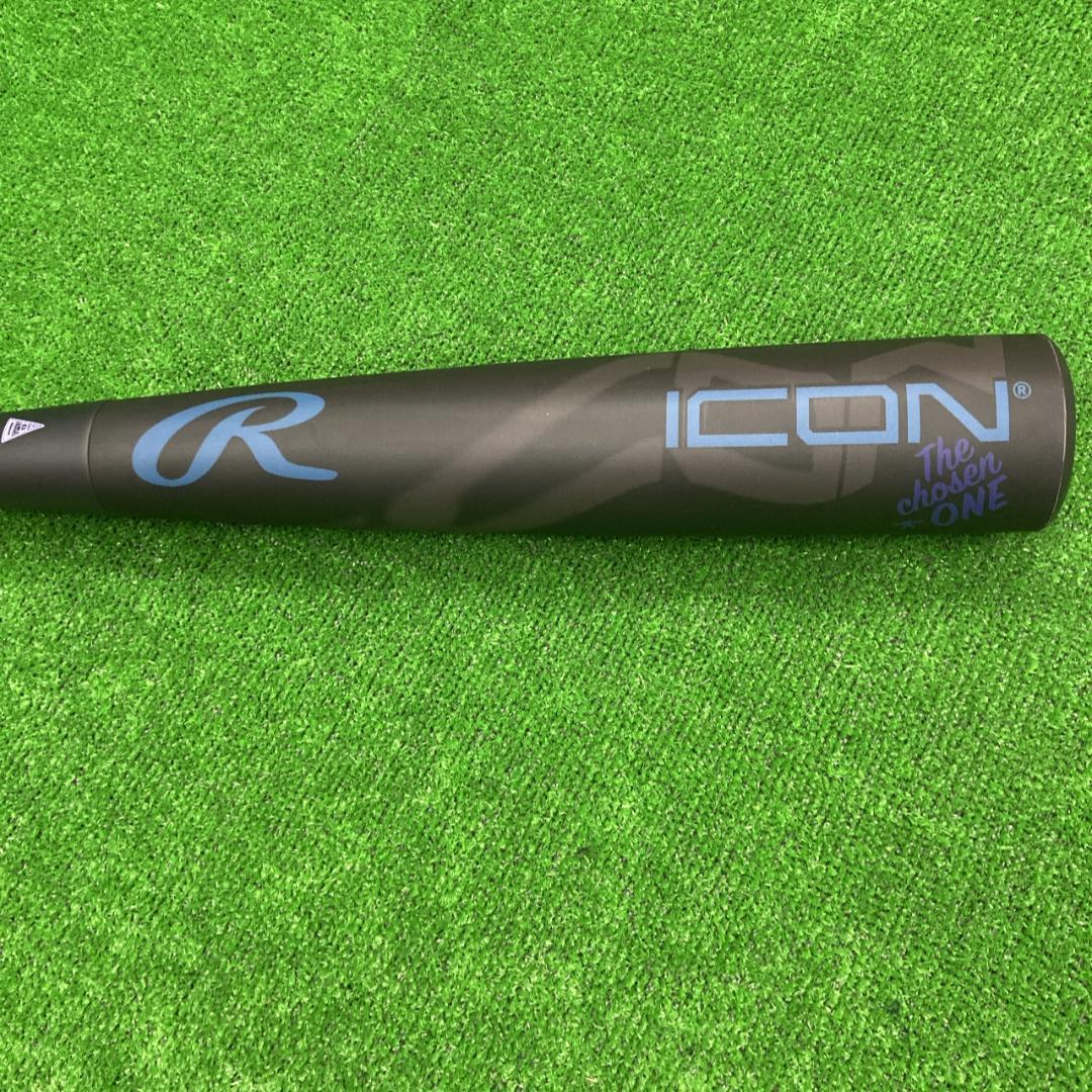 新品 ローリングス 一般軟式用バット ICON ブラック 84cm680g