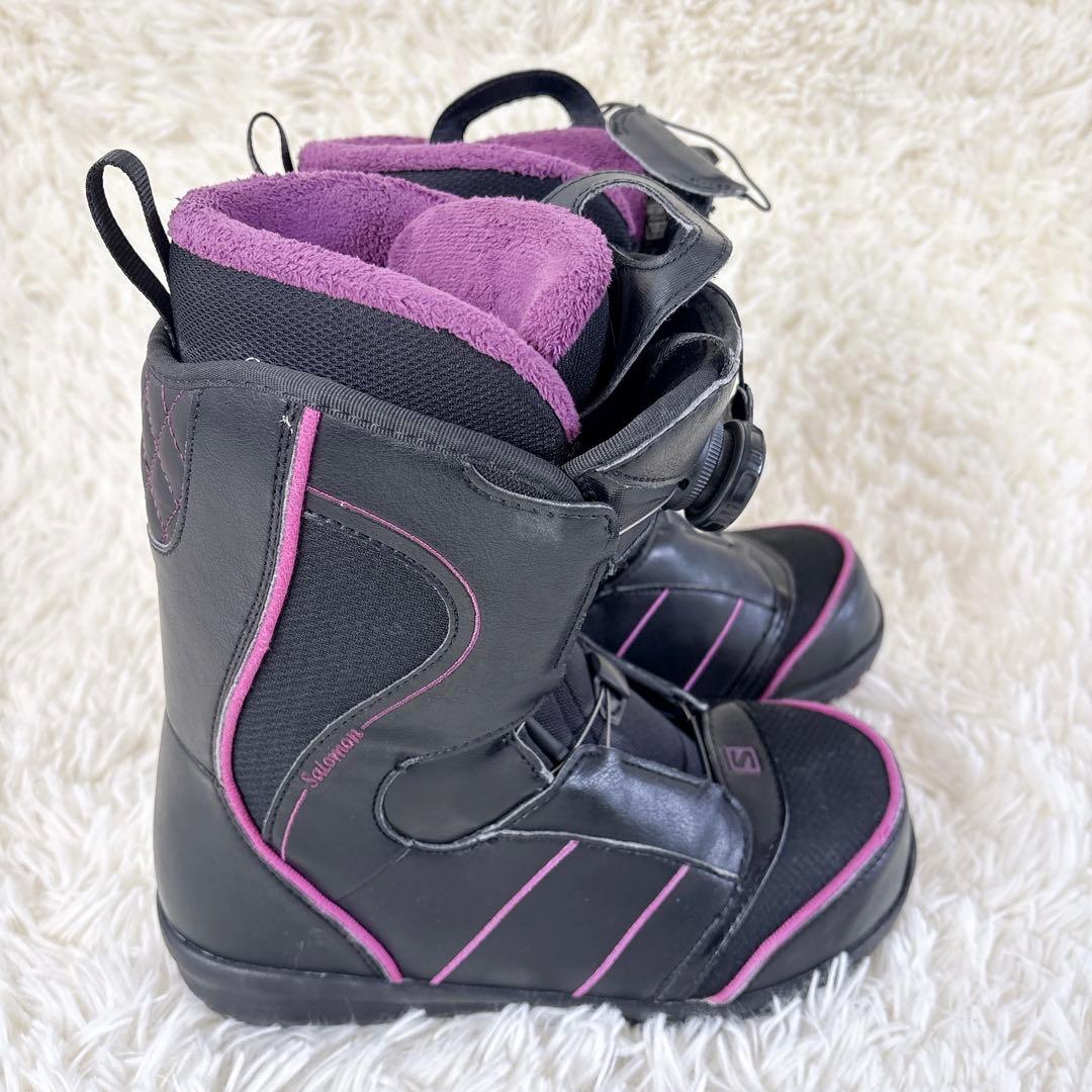 サロモン　スノーブーツ　スノボ　スノーボード　ブーツ　レディース　24.5 美品