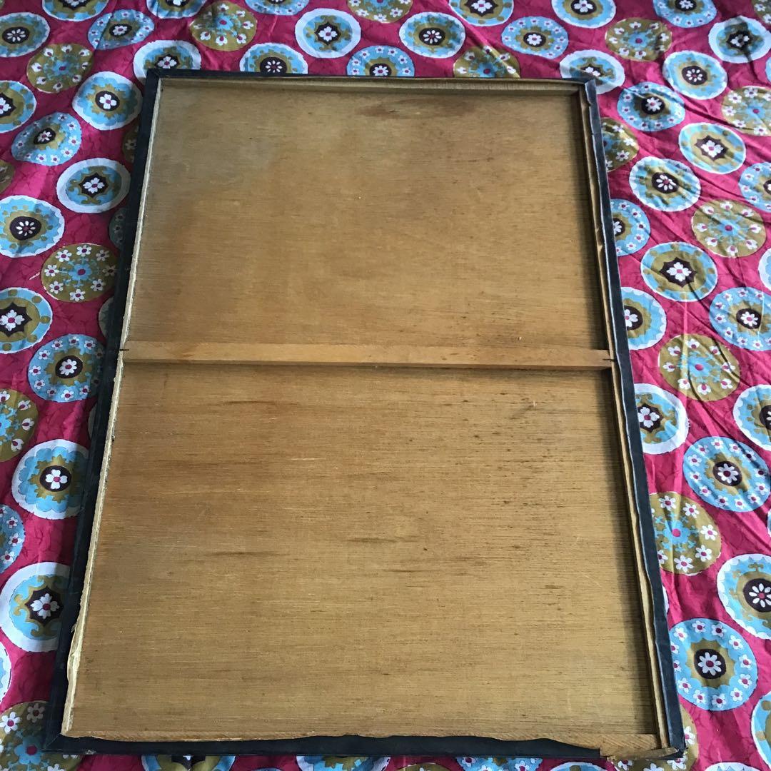 宮崎美子　ポスター　木製パネル　当時物