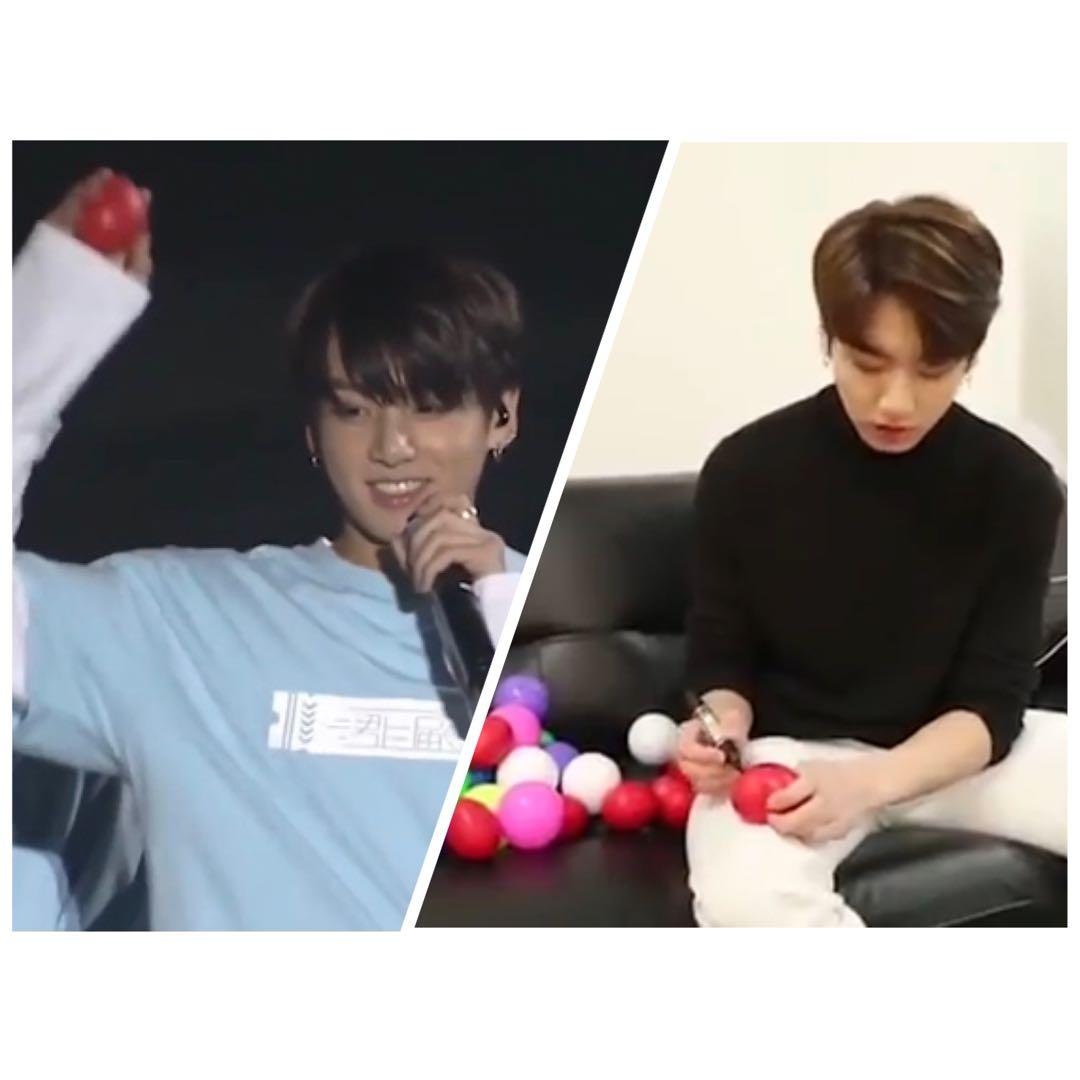 BTS 君に届く ペンミ ジョングク 直筆サイン ボール ハート