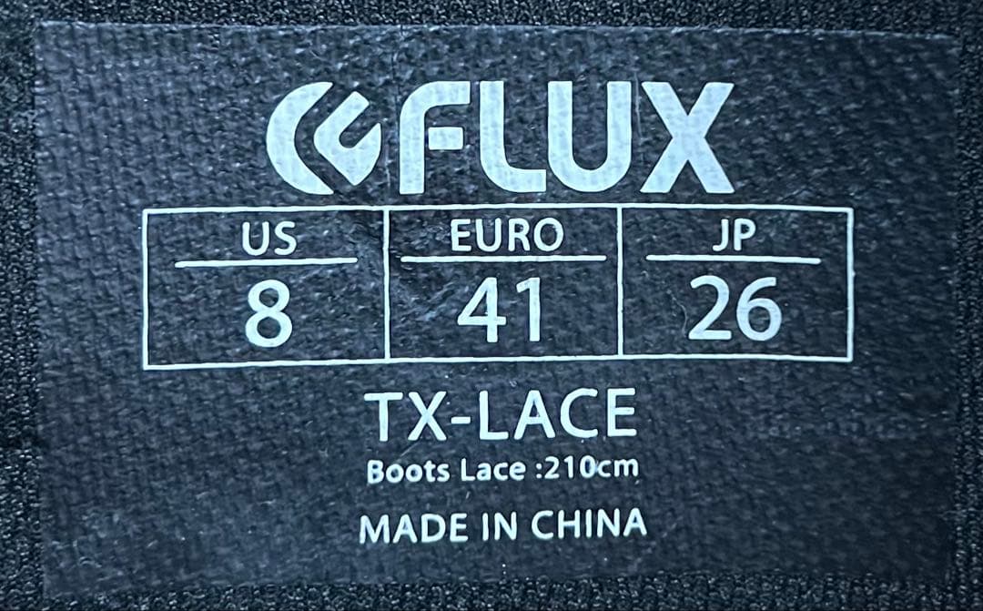 【即日発送】FLUXフラックス スノボブーツ TX-LACE 26.0cm
