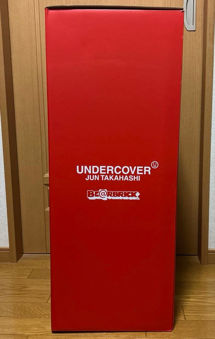 BE@RBRICK UNDERCOVER LOGO RED 1000％