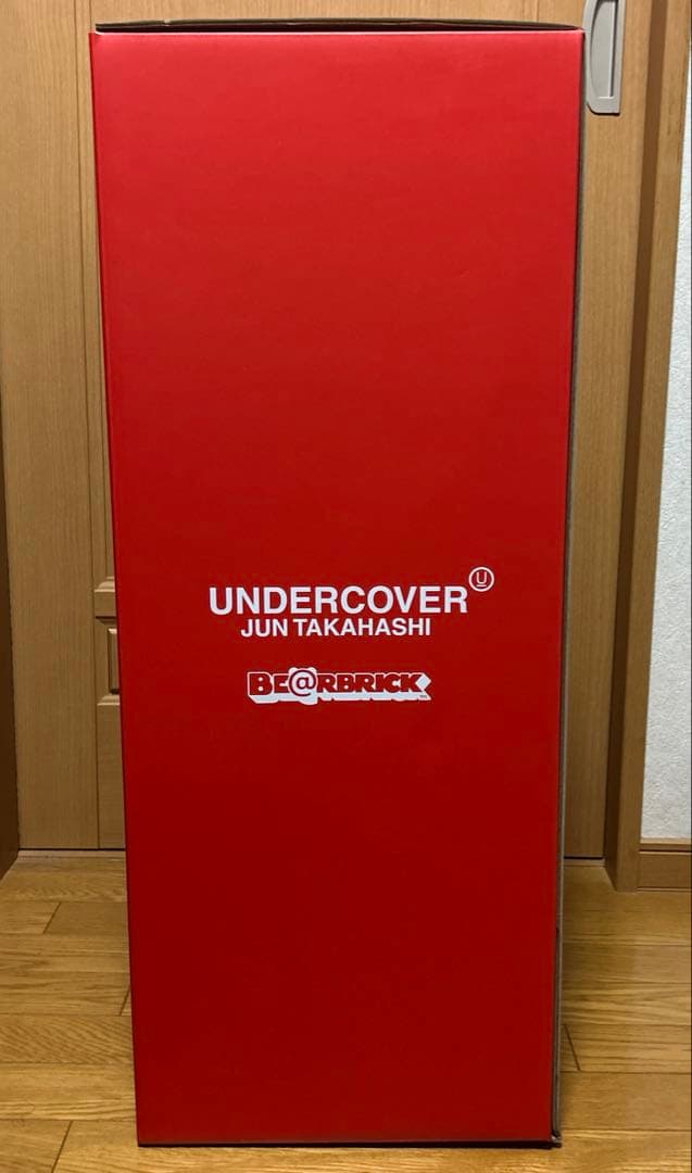 BE@RBRICK UNDERCOVER LOGO RED 1000％