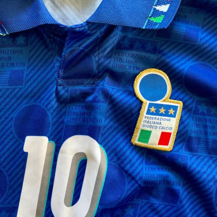 1994年　イタリア代表　ユニフォーム　ロベルト・バッジョ　イタリア製
