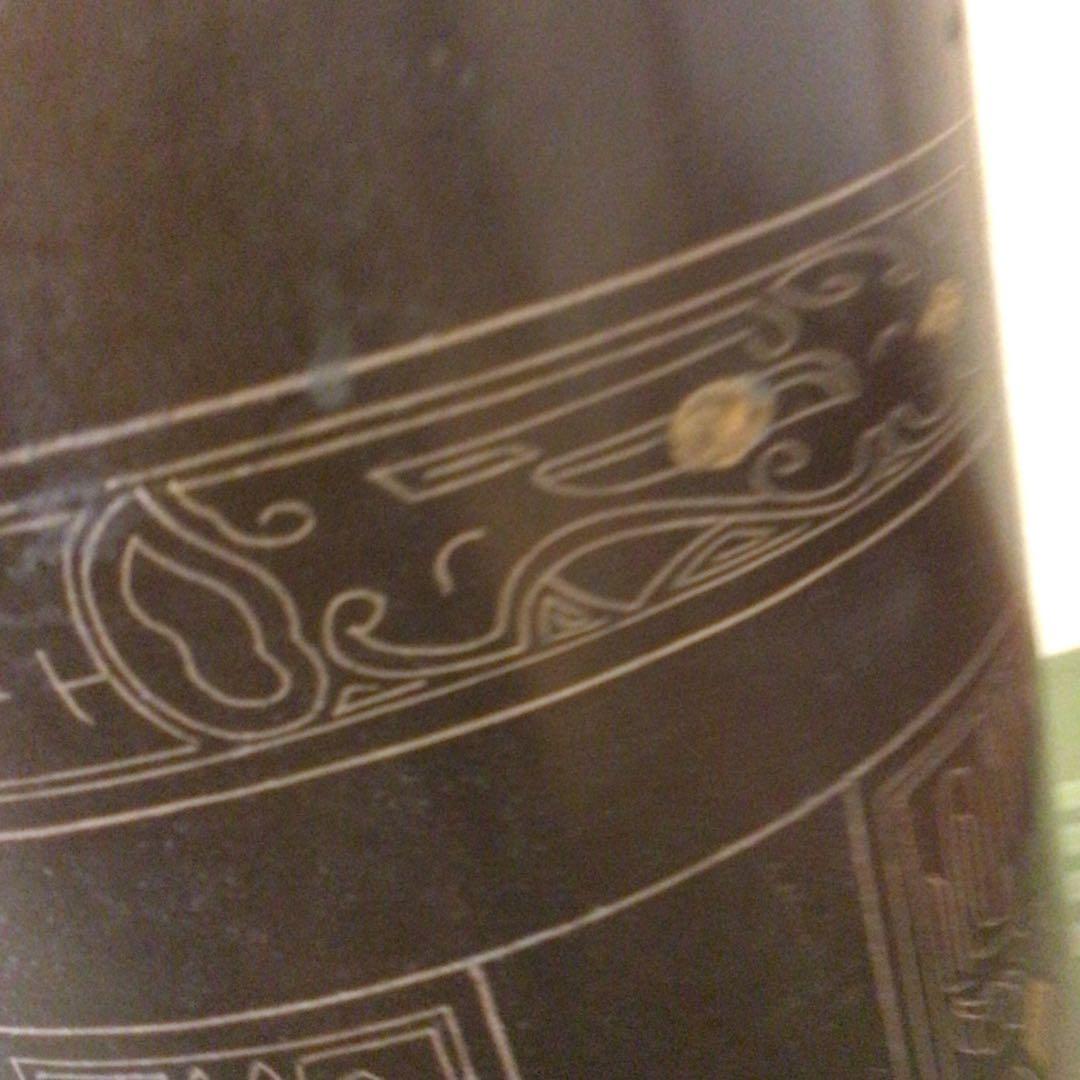 アンティーク　唐銅　花器　壺