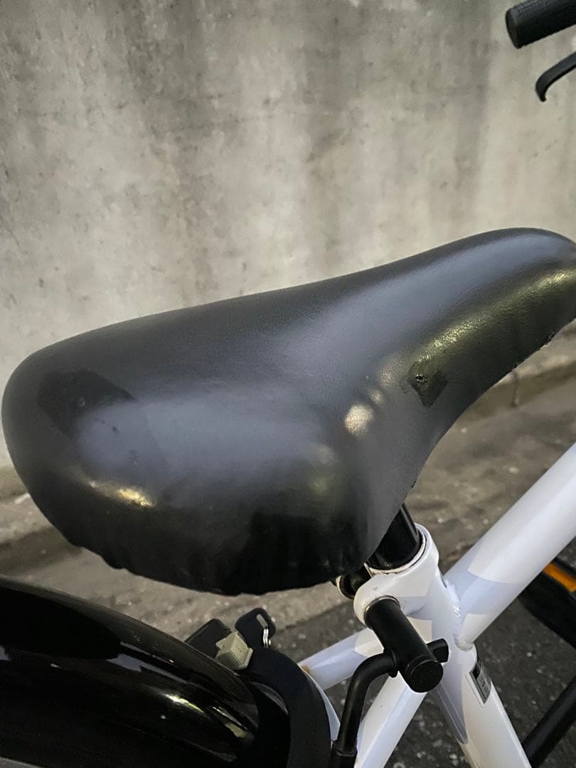 整備済 クロスバイク 自転車 子供 白 24インチ 美品 綺麗 ホワイト