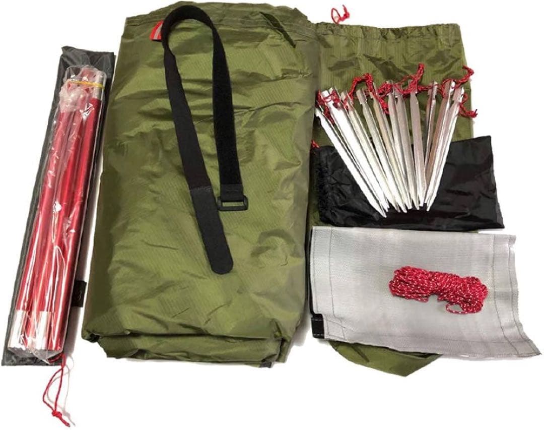 テント ワンポールテント 3-4人用 超軽量 1.46㎏ 設営簡単