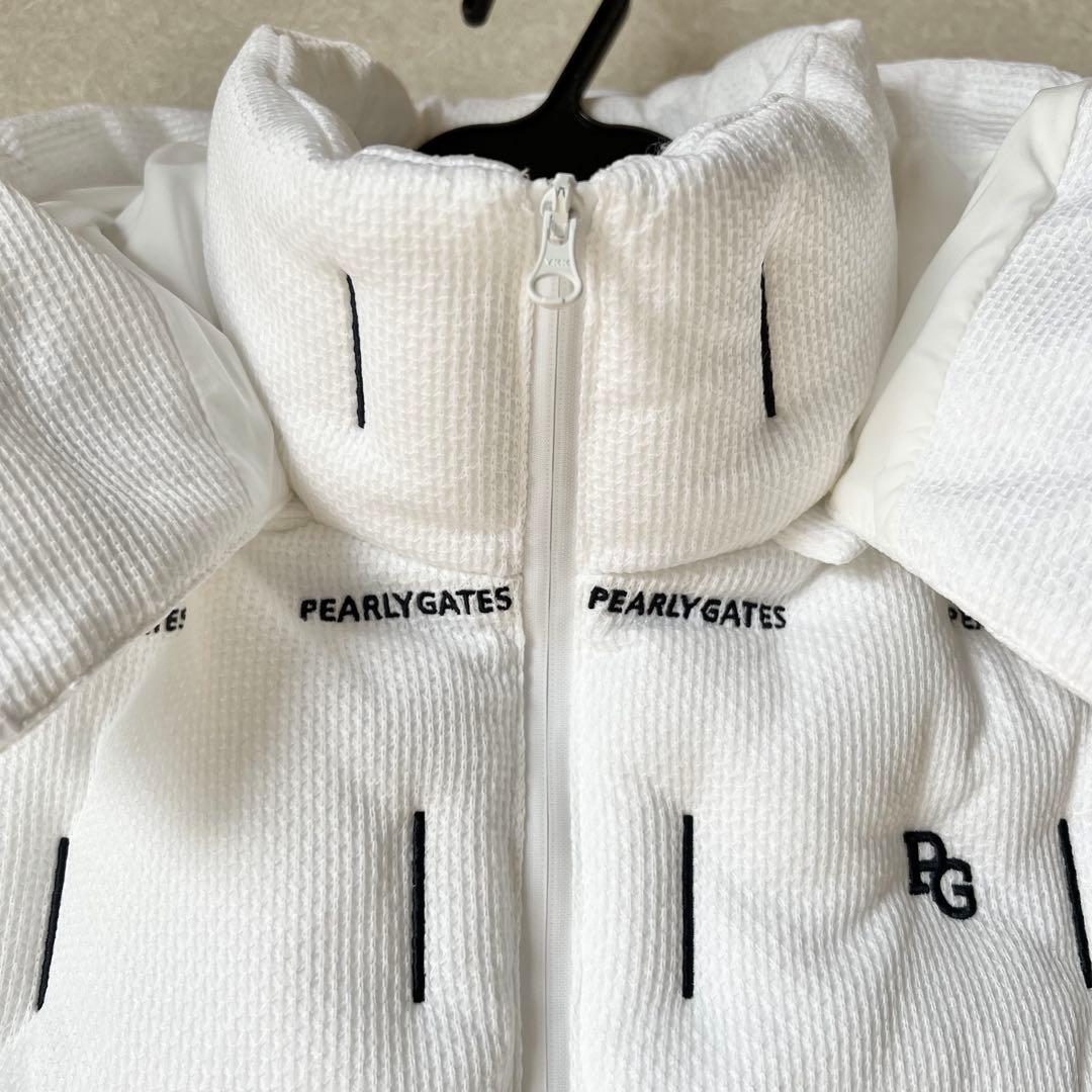 PEARLY GATES 中綿　フルジップベスト　フード付き サイズ4