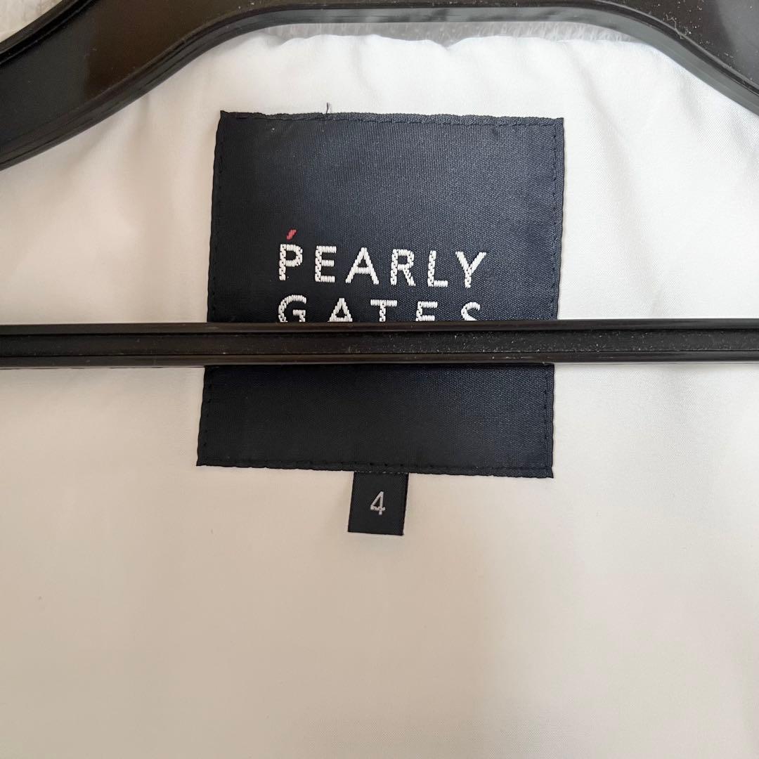 PEARLY GATES 中綿　フルジップベスト　フード付き サイズ4