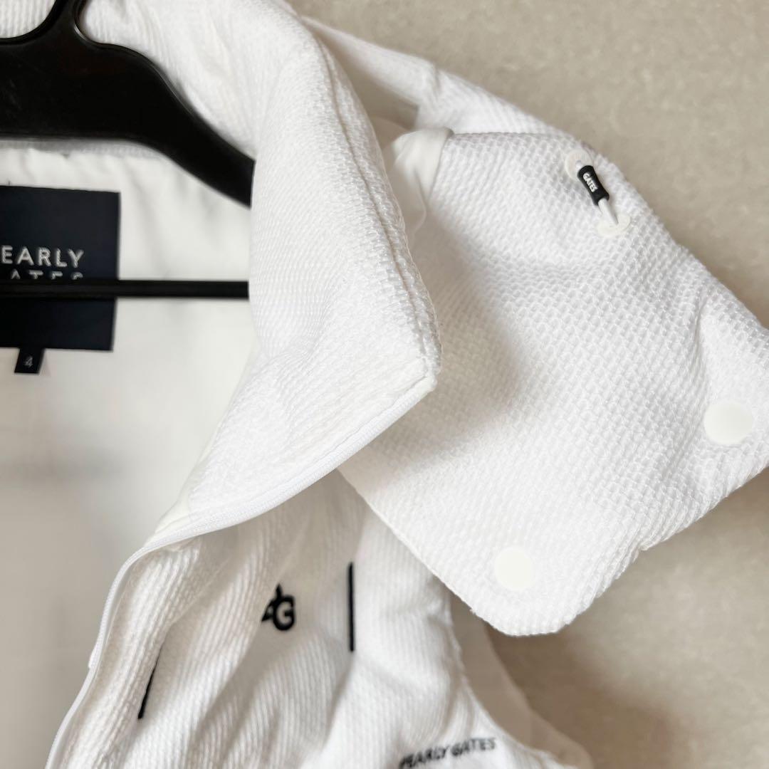 PEARLY GATES 中綿　フルジップベスト　フード付き サイズ4